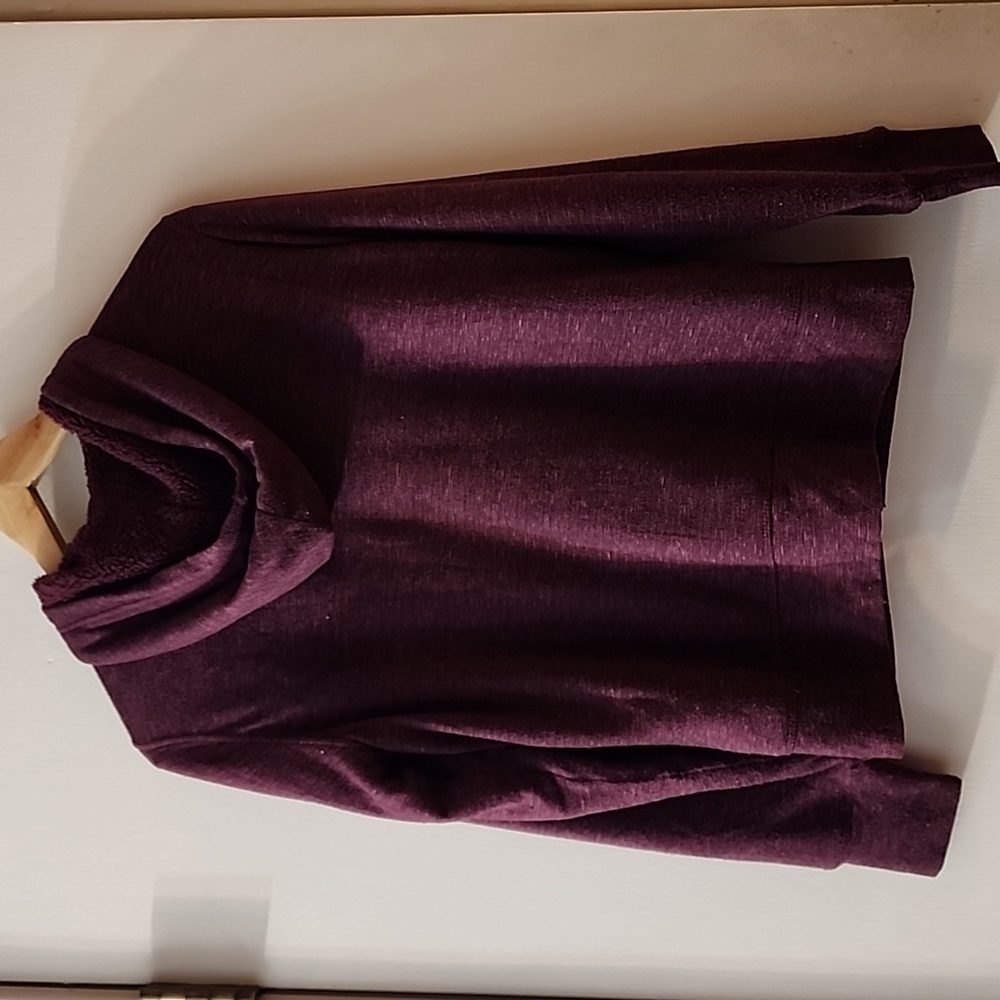 Member's Mark Sherpa Purple Zip-Up Hoodie - Picture 2 of 4